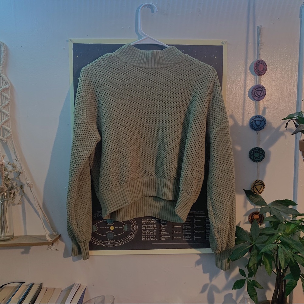 Green Hollister Sweater